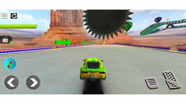 😱 Mega Ramp Car Stunt|| 🚗 Android gameplay || #cargames #carracing #gaming #gameplay #minigames 🙏🙏