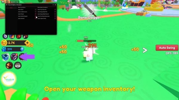 Sword Fighters Simulator Script Auto Farm | No Linkvertise Download | Working