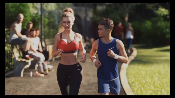 A wife and mother Android novel game. mother and son incest relation 💦 morning walk AWAM part two.