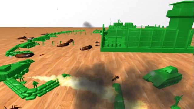 ARMY MEN DESPERATELY DEFEND FORWARD BASE AGAINST MASSIVE BUG'S RAID|2ND INVASION #51 смотреть онлайн