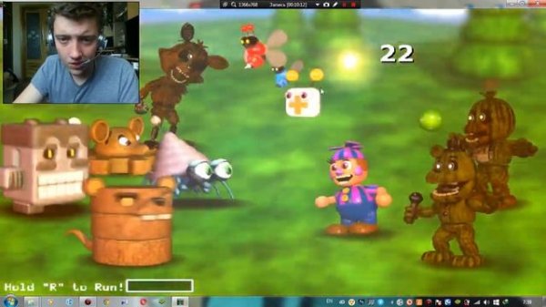 Играем за врагов. Неожиданно      №1  FNAF World Simulator