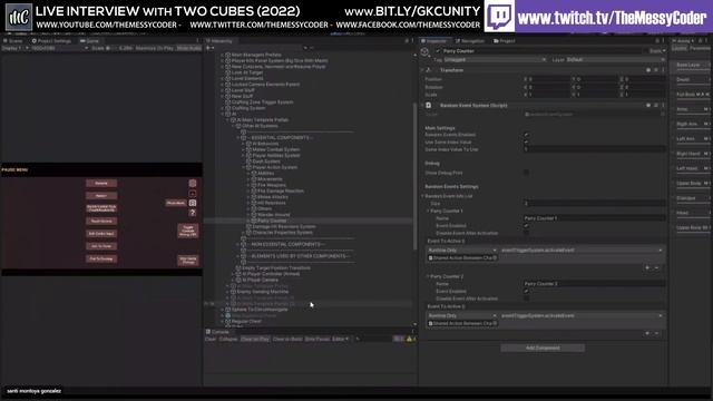 Live Dev Interviews - Game Kit Controller (GKC) with Two Cubes (12-2022) смотреть онлайн