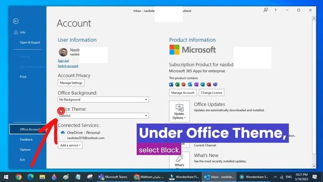 Outlook Dark Mode | How to Enable Dark Mode in Microsoft Outlook | Turn on Dark Mode in Outlook смотреть онлайн