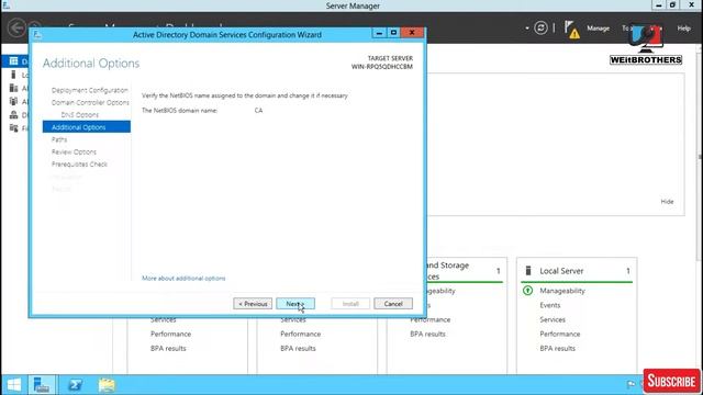 Windows Server 2012 R2 Promote to Primary Domain Controller | Active Directory Domain Services смотреть онлайн