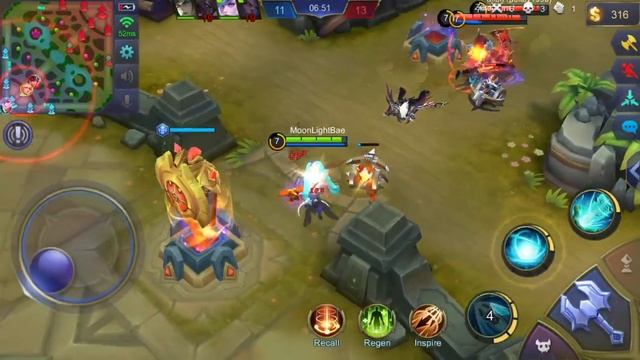 Green Flash Layla// Mobile Legends Gameplay смотреть онлайн