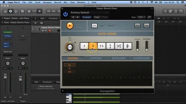 Logic Pro X MIDI Tutorial 9 - The arpeggiator смотреть онлайн