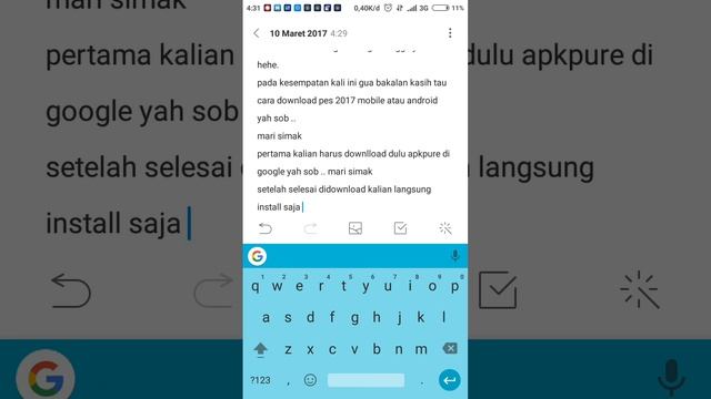 cara download dan install pes 2017 di android(mudah) смотреть онлайн
