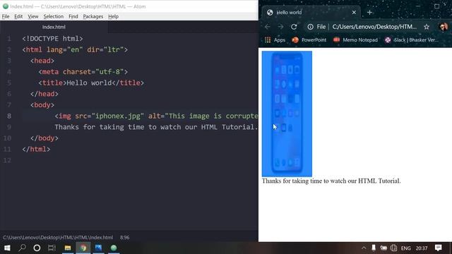 HTML tutorial for beginners in Hindi #17 | Setting up Image height, width and border in html смотреть онлайн