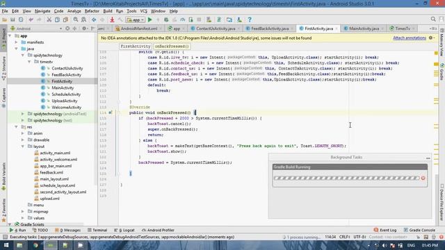 Default Activity Not found in Android Studio смотреть онлайн