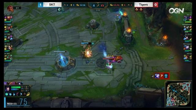 HIGHLIGHTS: ROX Tigers vs. SK Telecom T1 (2017 LCK Spring) смотреть онлайн