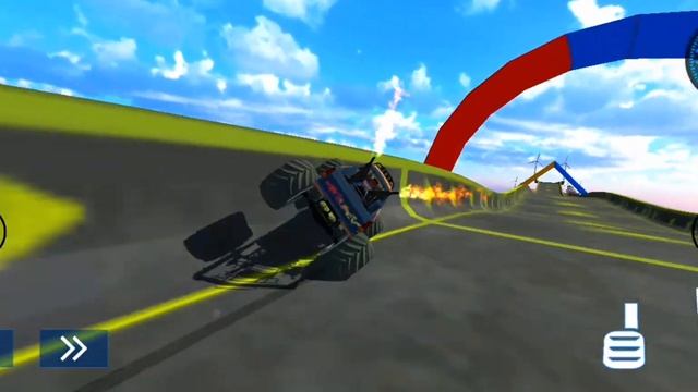 Monster Truck Maga Ramp Stunts game - Android GamePlay video смотреть онлайн