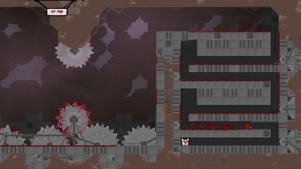 Super Meat Boy PS4 gameplay