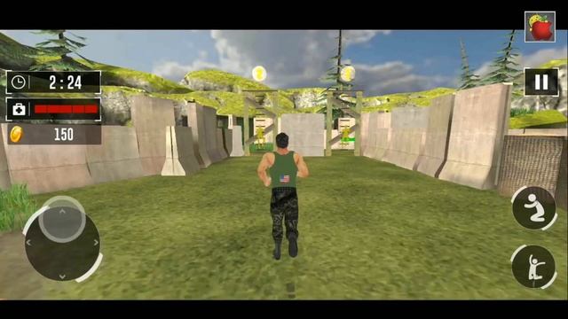 Free Army Training Game : US Commando School - Android Gameplay смотреть онлайн