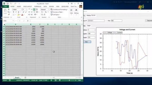 Demo modbus application