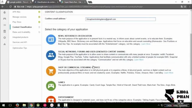 Lập trình Android A-Z - Bài 194: Submit App | Hoàn tất thông tin ứng dụng với tài khoản developer смотреть онлайн