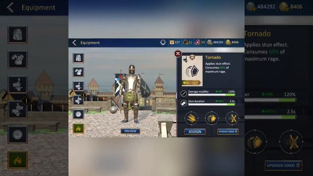 Knights Fight 2 New Blood - Rage Gain/Exhaust build смотреть онлайн