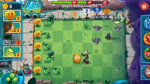 Plants vs. Zombies 3: Welcome to Zomburbia - Gameplay Level 66 - Dave's House! смотреть онлайн