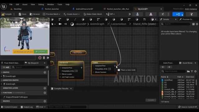 Unreal Engine 5 Android Tutorial | Third-person shooter game | Rocket Launcher смотреть онлайн