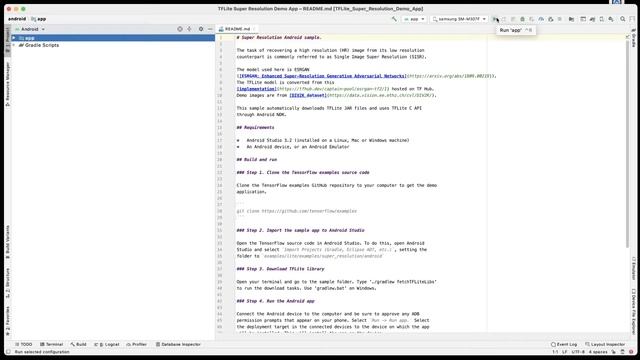 TensorFlow Lite Demo apps - 6: Super resolution смотреть онлайн