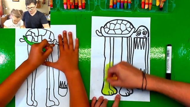 How to draw a Crazy Tturtle / Folding Surprise смотреть онлайн