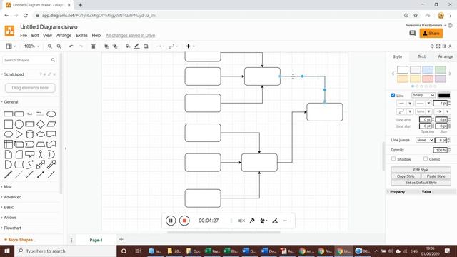 Creating Simple Mind Map Using Draw.io app смотреть онлайн