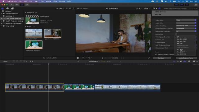 2min 2torials - How to Override Color Space in FCP #117 смотреть онлайн