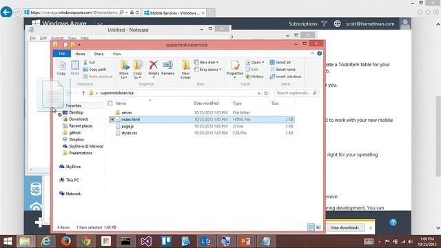 Scott Guthrie explaining the Azure Mobile Services "Backend In A Box" - Azure Friday смотреть онлайн