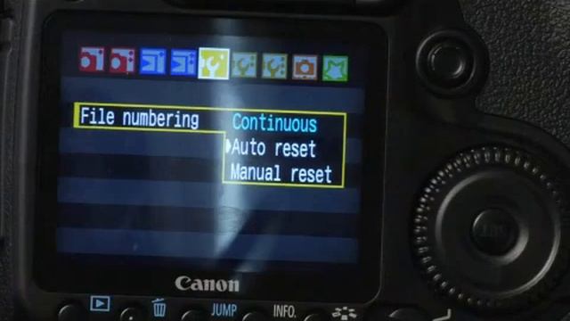Canon EOS 40D: File Numbering смотреть онлайн