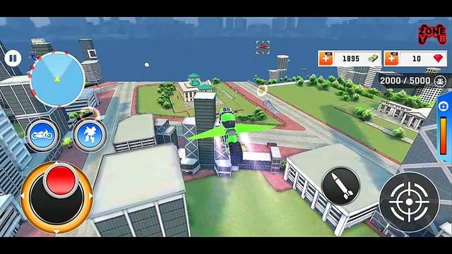 Wild Fox Transform Bike Robot Shooting: Robot Transformation Game - Android Gameplay смотреть онлайн