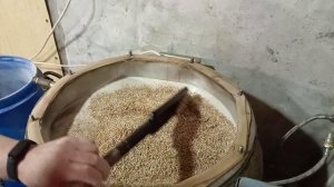 63#будущий вискарь#затирание солода#