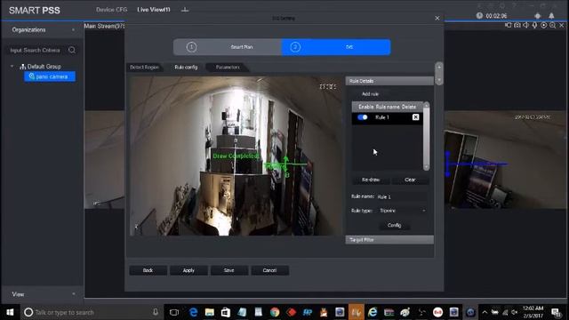 Dahua SmartPSS Trip Wire