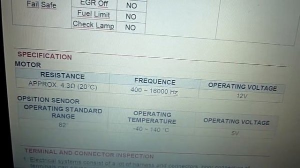P0123 Throttle Actuator Position Sensor Circuit High Input Kia Ceed