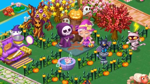 A Halloween Story! 💀🧙♀️ - Family Farm Seaside смотреть онлайн