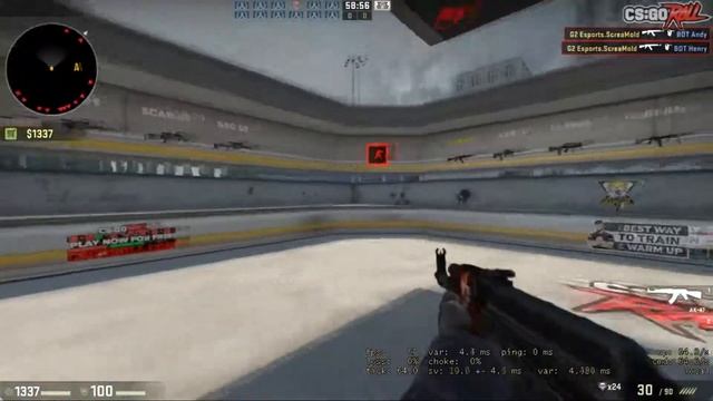 CS:GO How i train my aim смотреть онлайн