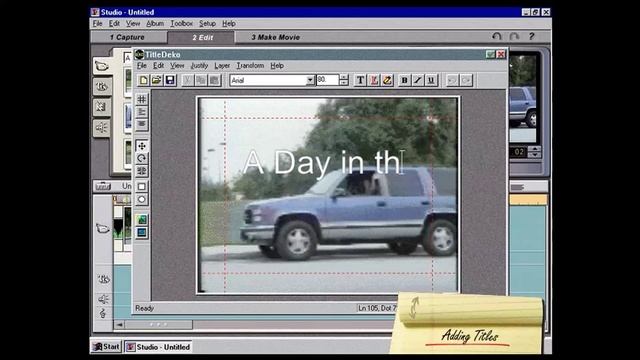 Программное обеспечение Pinnacle Studio версии 1 (1998)