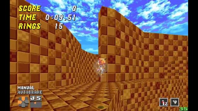 SRB2 2.10 : Greenflower Zones 1-3 (0:46.65) as Flame смотреть онлайн
