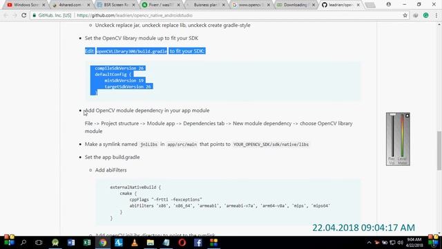 OpenCV in Android Studio part 1 ( Integration Android Studio with OpenCv) смотреть онлайн