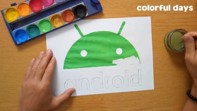 How to draw the android logo смотреть онлайн