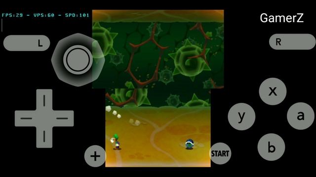 Citra MMJ 3ds Android - Mario and Luigi Bowser's Inside Story Gameplay 3 смотреть онлайн