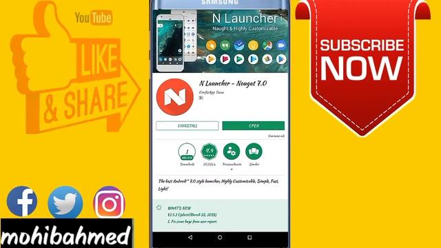 Beautiful Launcher for android смотреть онлайн