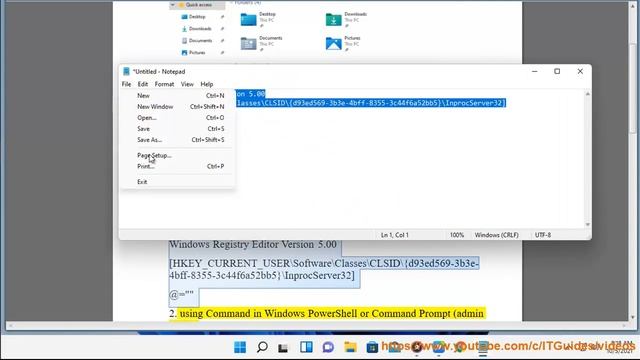 Enable/Disable File Explorer Command Bar in Windows 11 смотреть онлайн