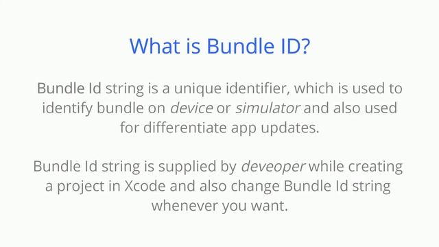 What is Bundle ID? смотреть онлайн