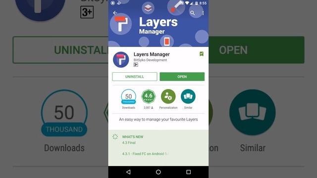 Theme Android Marshmallow 6.0 with Layers Manager смотреть онлайн