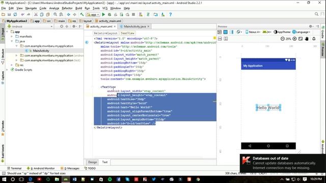 Make first android apk using Android Studio смотреть онлайн