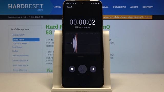 How to Record Sounds in LG V60 ThinQ – Find Voice / Sound Recorder смотреть онлайн
