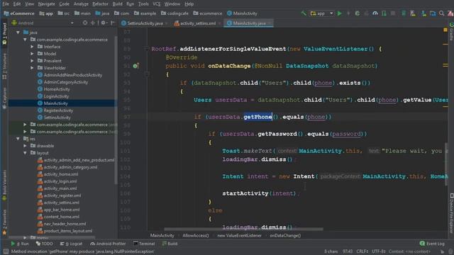 Android Shop App Tutorial 18 - How to Make eCommerce Android App - Fixing a Bug смотреть онлайн