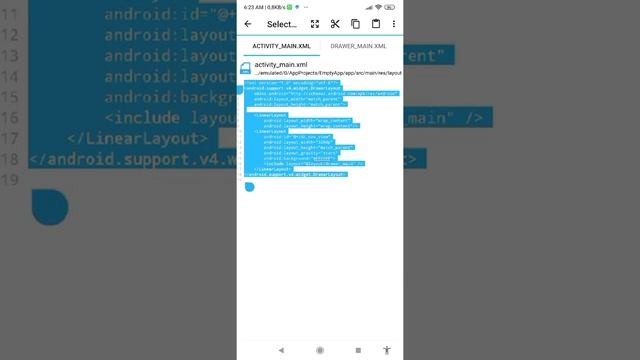 adds a drawerLayout apk editor | patch смотреть онлайн