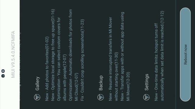 Xiaomi Miui 9.5.4.0 Redmi note 4 officially Stable Update смотреть онлайн