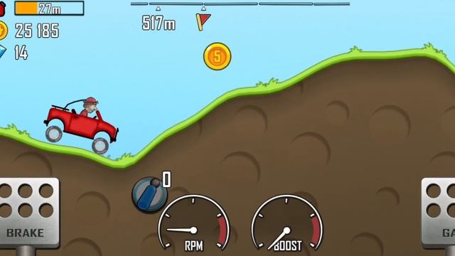 Hills Climb Racing Paying First Time | children games Android | Hills Climb Racing in Phone смотреть онлайн