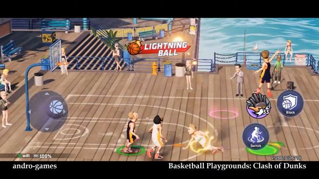 Basketball Playgrounds: Clash of Dunks (by Saber Interactive) - sports game for Android - gameplay. смотреть онлайн